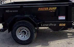 Dump trailer for rent