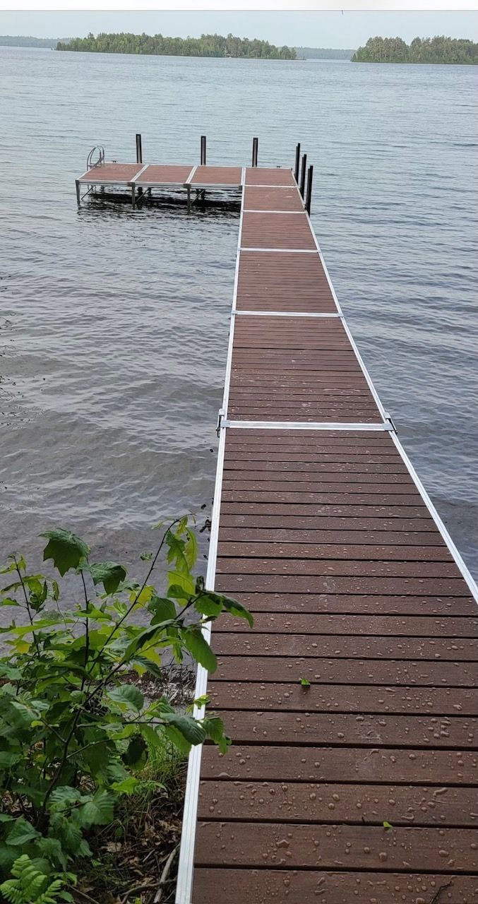 long dock by the lake