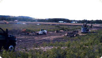 AFTER: Removed all trees and stumps for developer to build subdivision in Johnson Creek