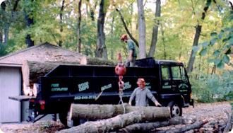 Bark River has the right equipment for removal of any size log from any property