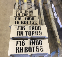 Metal cuts using water jet