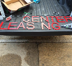 Metal cutting letter