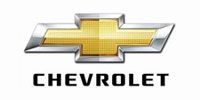 Chevrolet logo, gold bowtie with silver border, and the word 