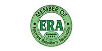 Green circular logo for Electrical Rebuilder's Association, with 