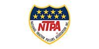 NTPA logo: Shield with blue stars, red 