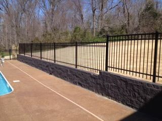 Ornamental iron fence design