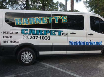 Barnett's Carpet Service Van