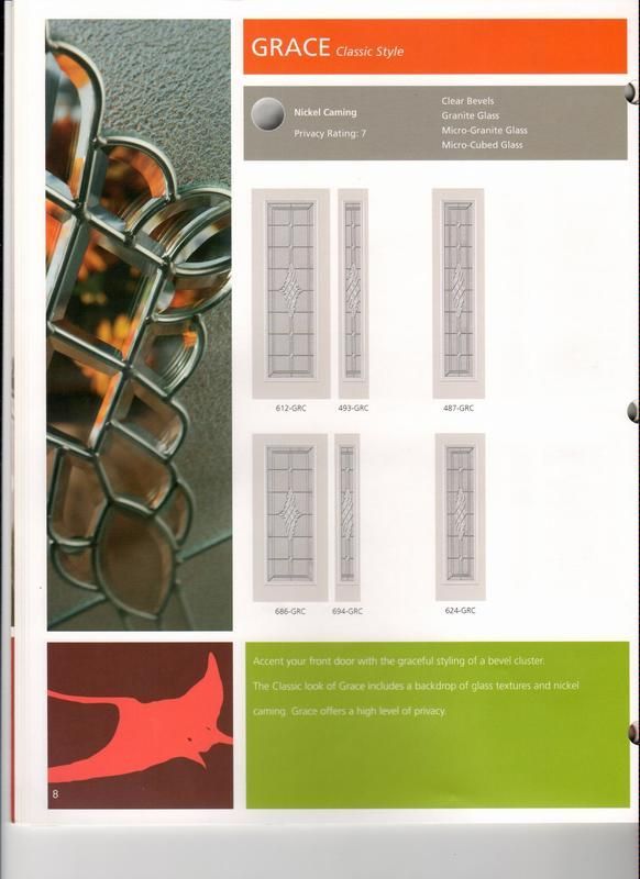 A brochure for grace shows different types of doors.