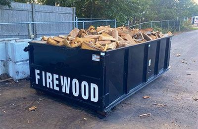 Firewood dumpster