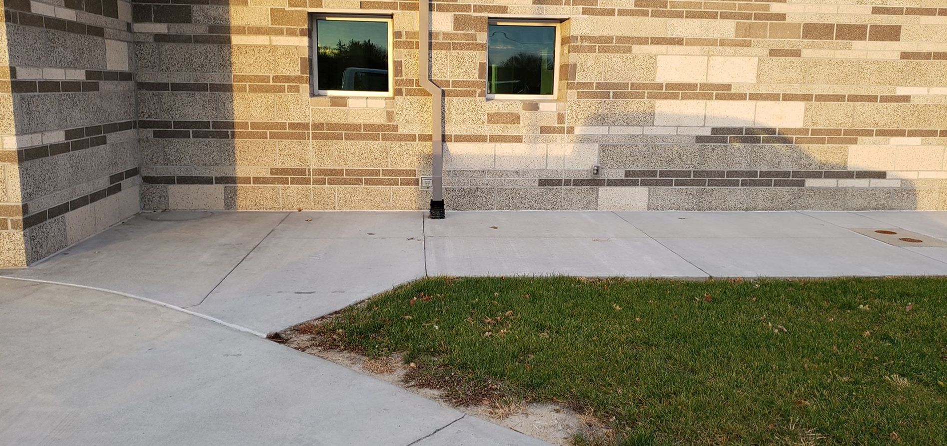 walkway blocks masonry work