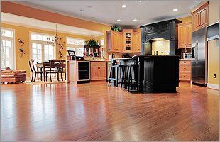 Kitchen wood floor