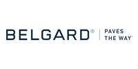 Belgard logo with the brand name in dark blue and tagline, 