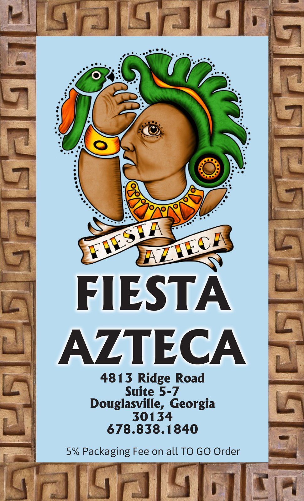 Menu | Douglasville, GA | Fiesta Azteca | 678-838-1840