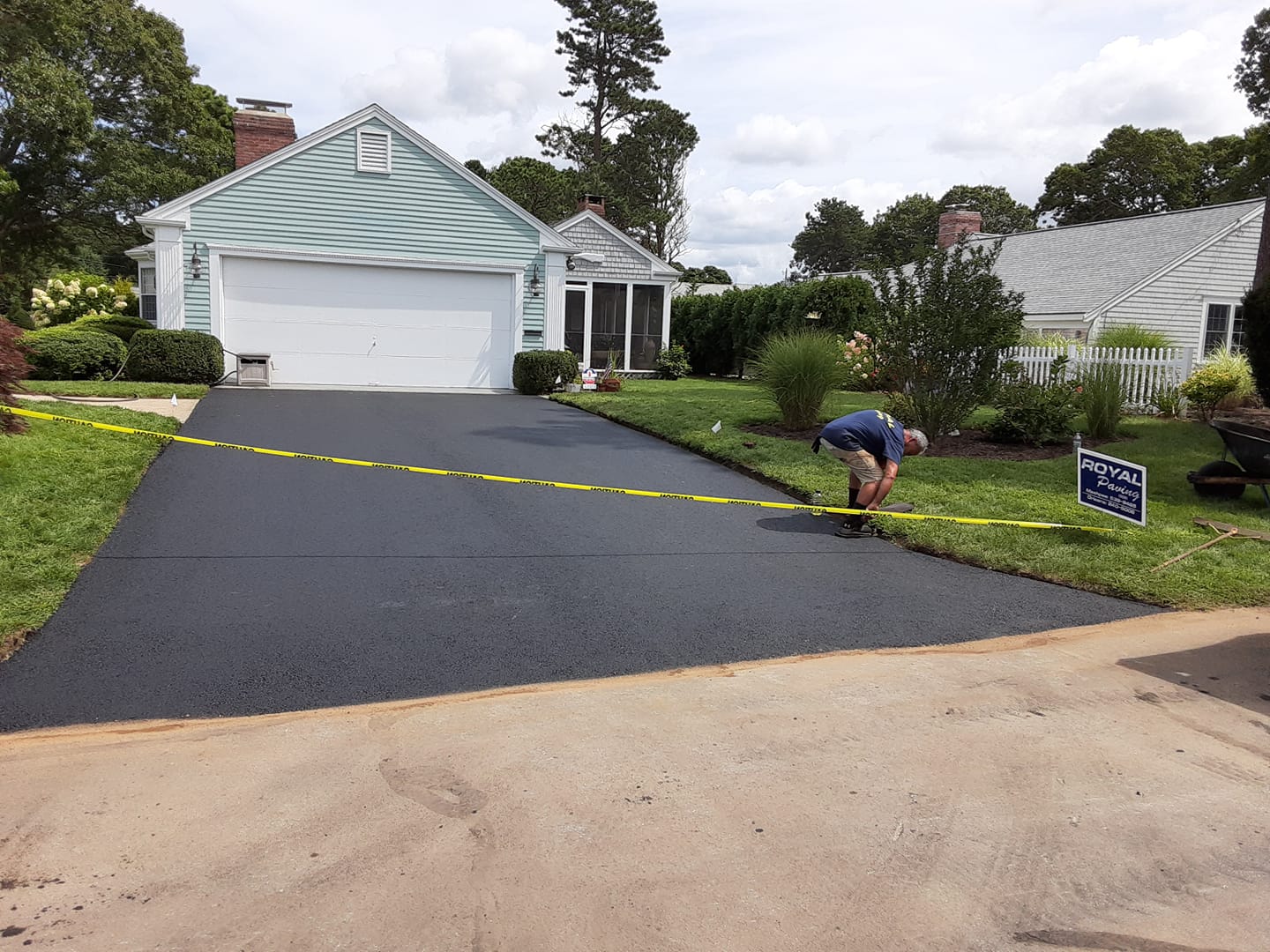 Residential asphalt service