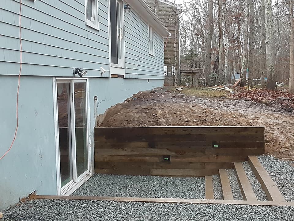 Residential front door for decorative asphalt