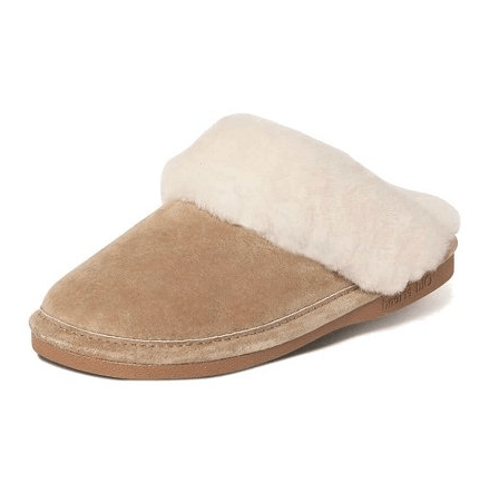 Old Friend Footwear - 441169 - Women's Sheepskin Scuff Slipper - Chestnut
