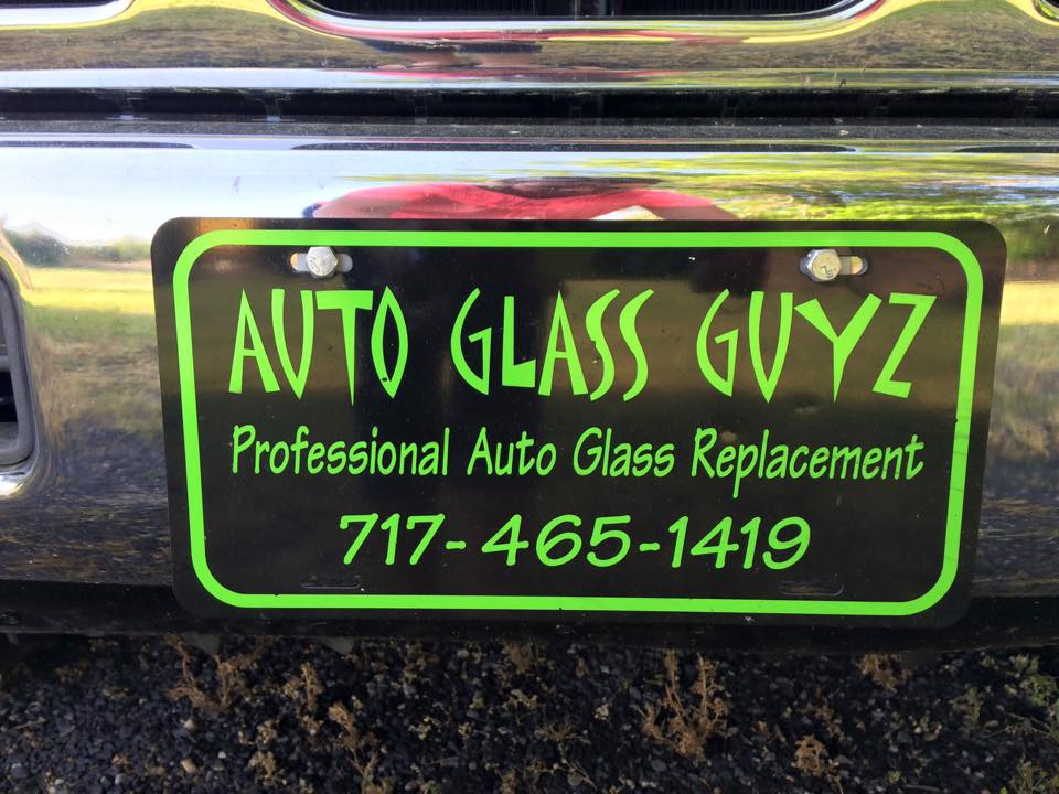 Auto glass mini sign