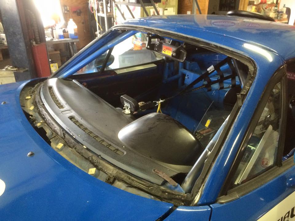 Car with no windshield