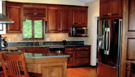 Kitchen cabinets
