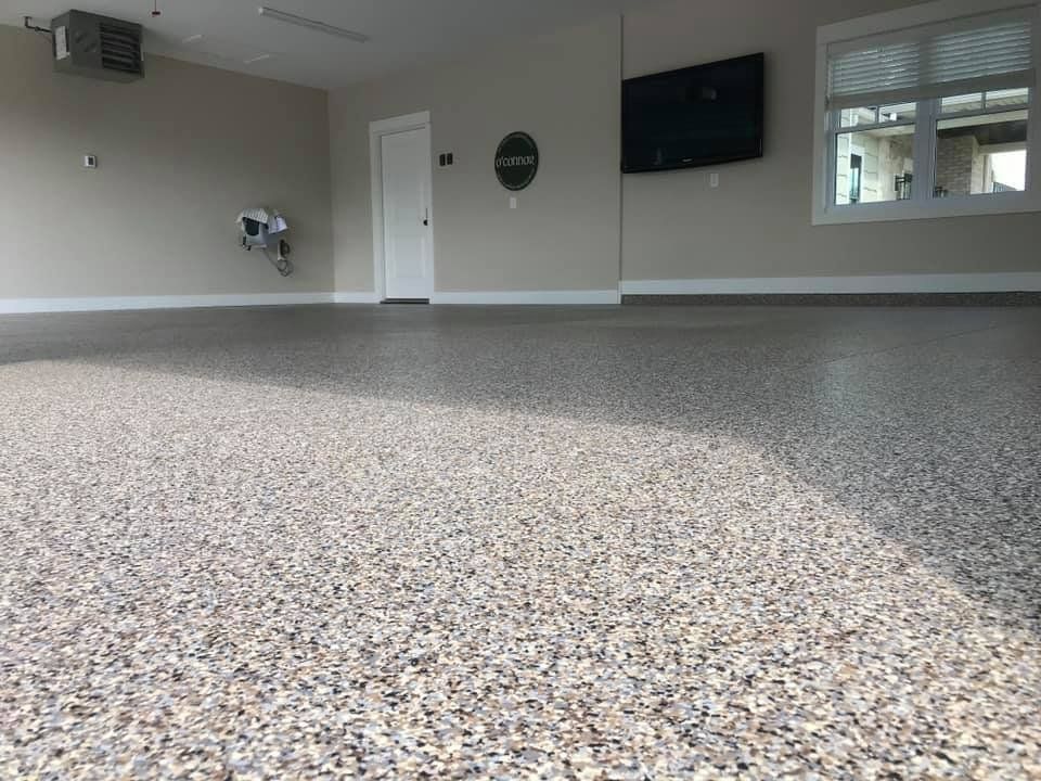 Garage floor coating