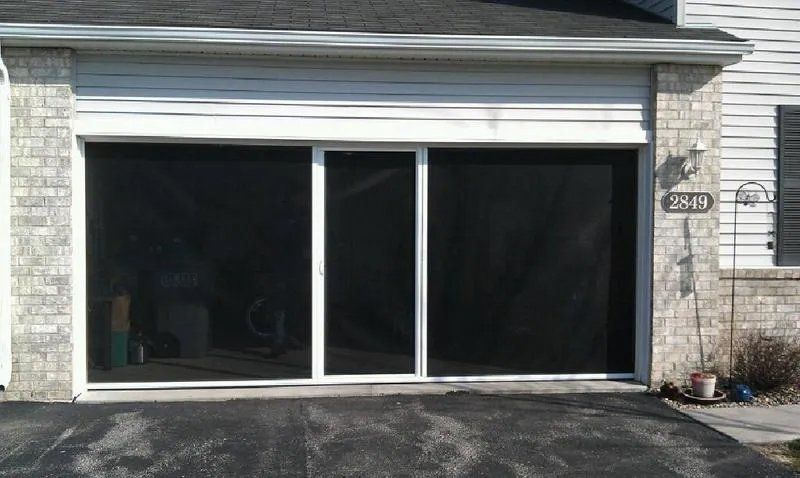 Garage screen doors
