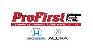 ProFirst Collision Repair Facility logo - Honda Acura