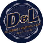 D & L Plumbing Heating & Air Conditioning Logo