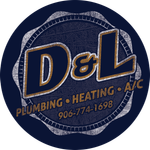 D & L Plumbing Heating & Air Conditioning Logo