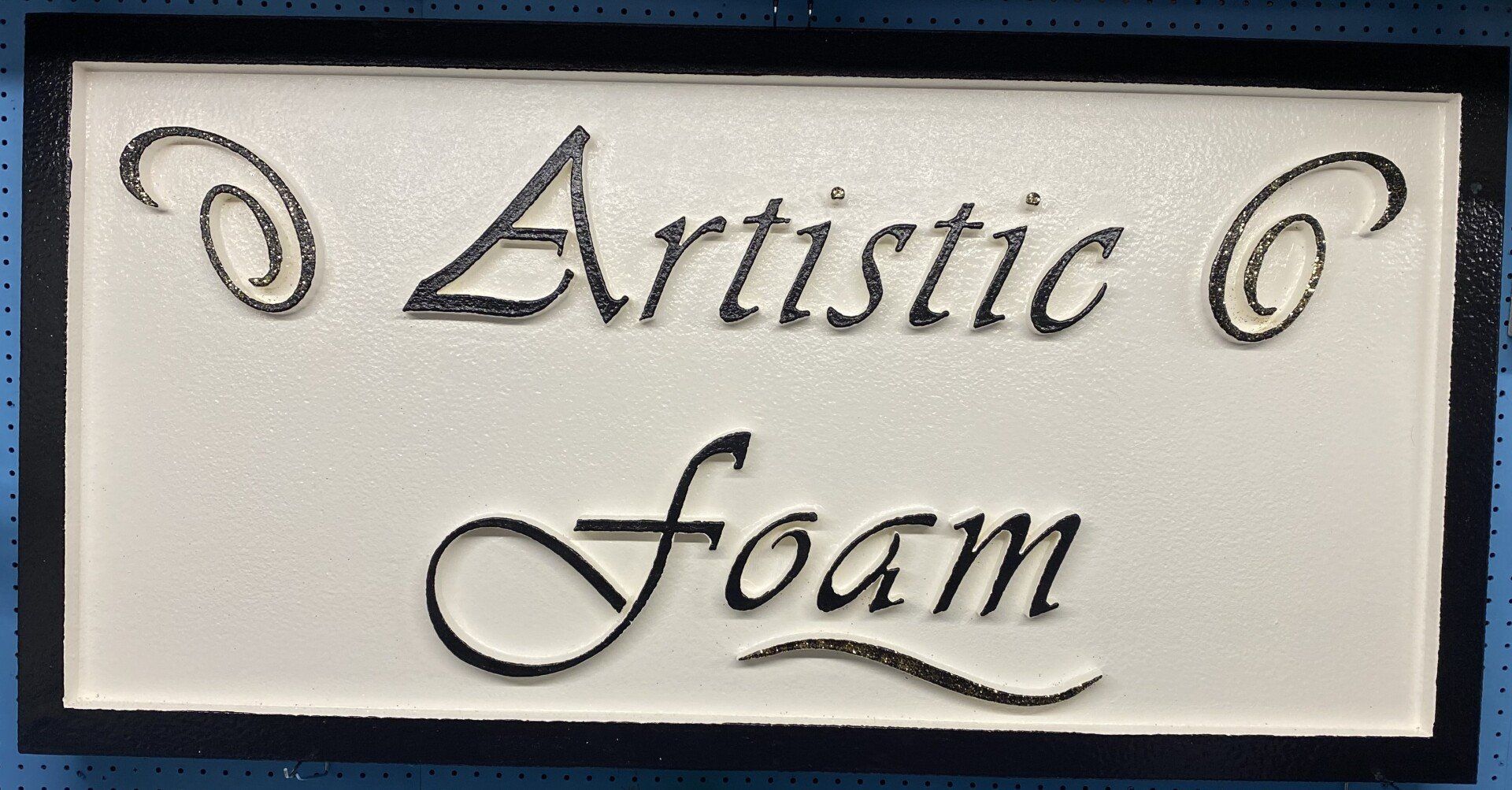 Artistic Foam sign