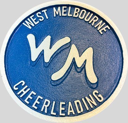 West Melbourne Cheerleading sign