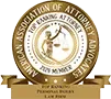 The logo for the american association of attorneys and advocates.