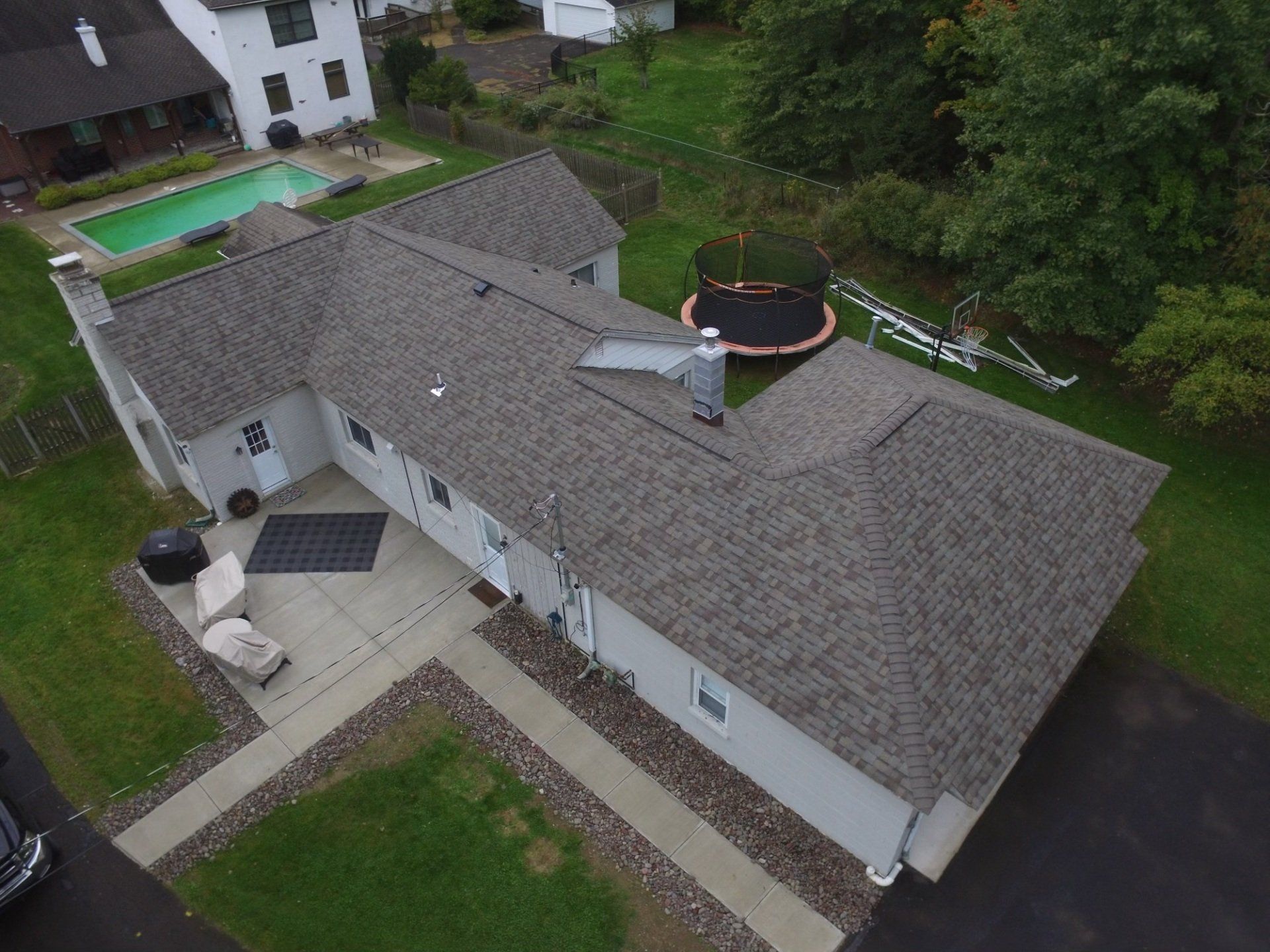 drone footage finished