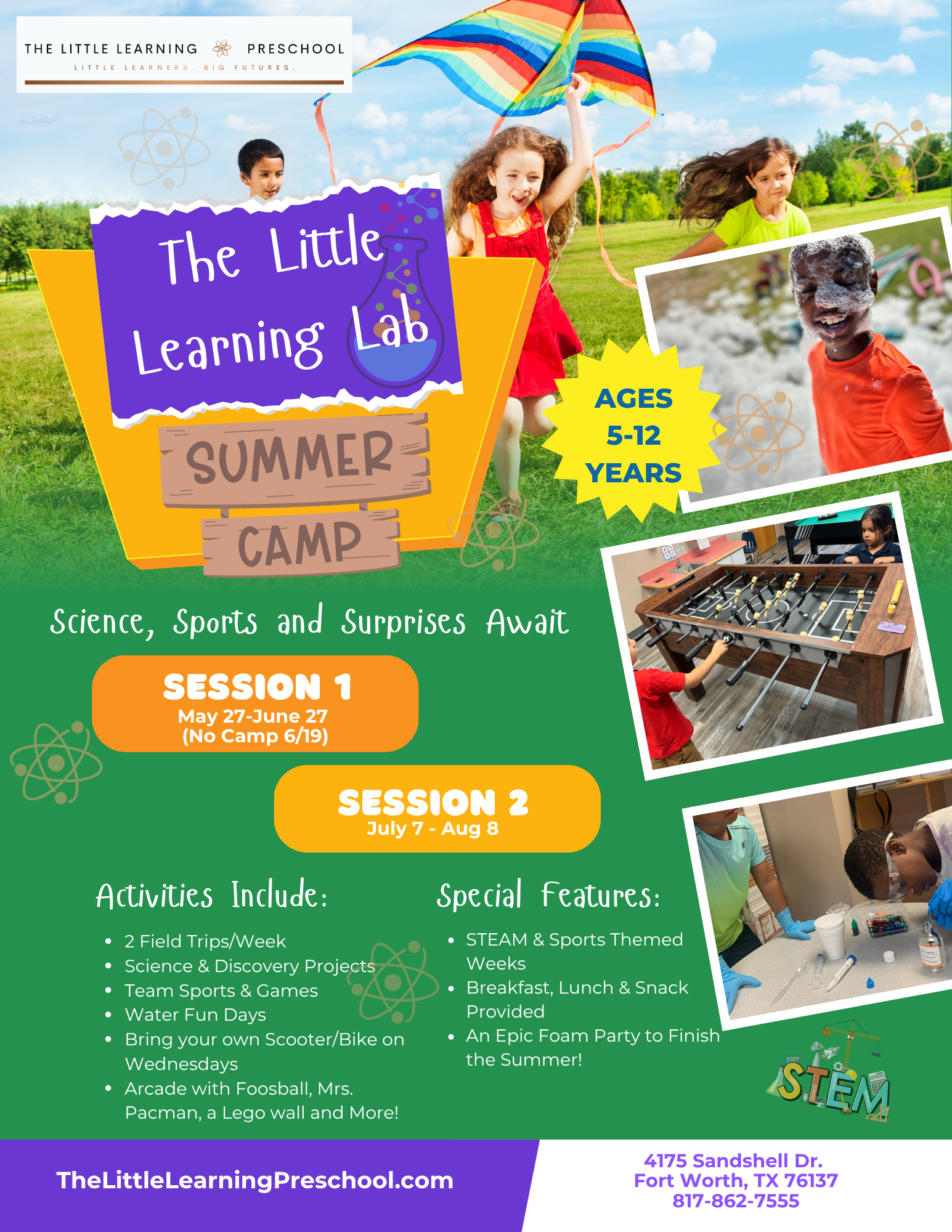 The Little Adventure Lab flier