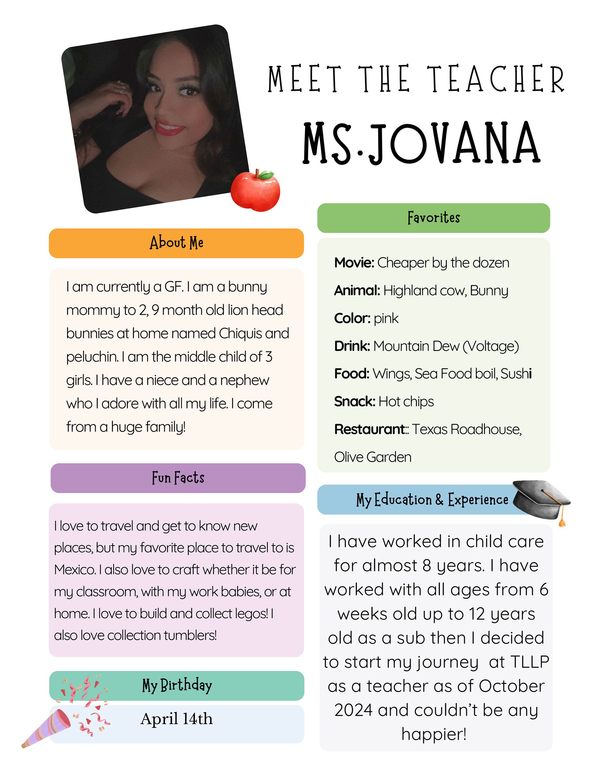 Ms. Jovana