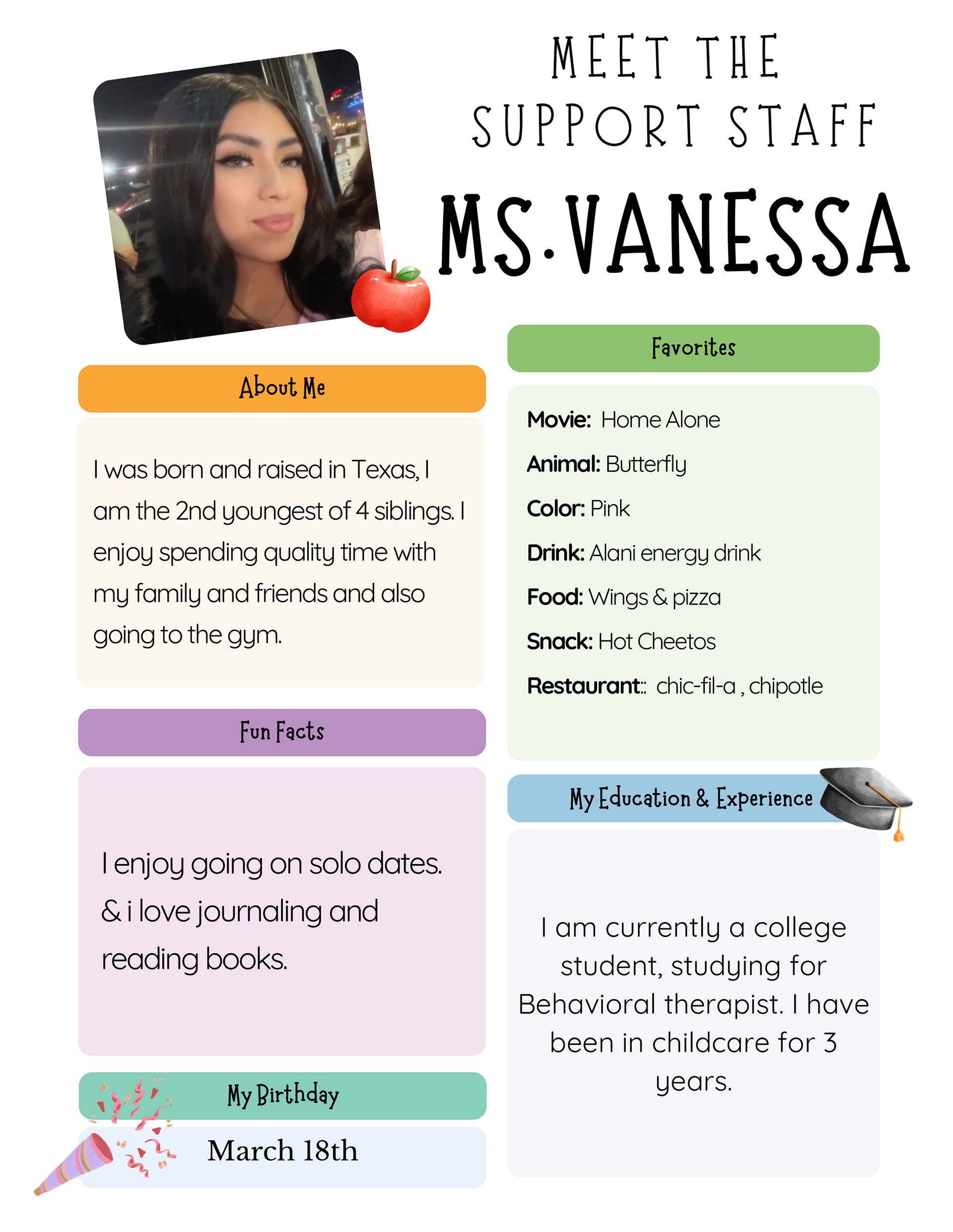 Ms. Vanessa
