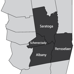 Law Office of Francisco Calderon - Service Area Map