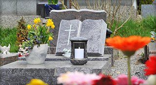 Various designs of monuments