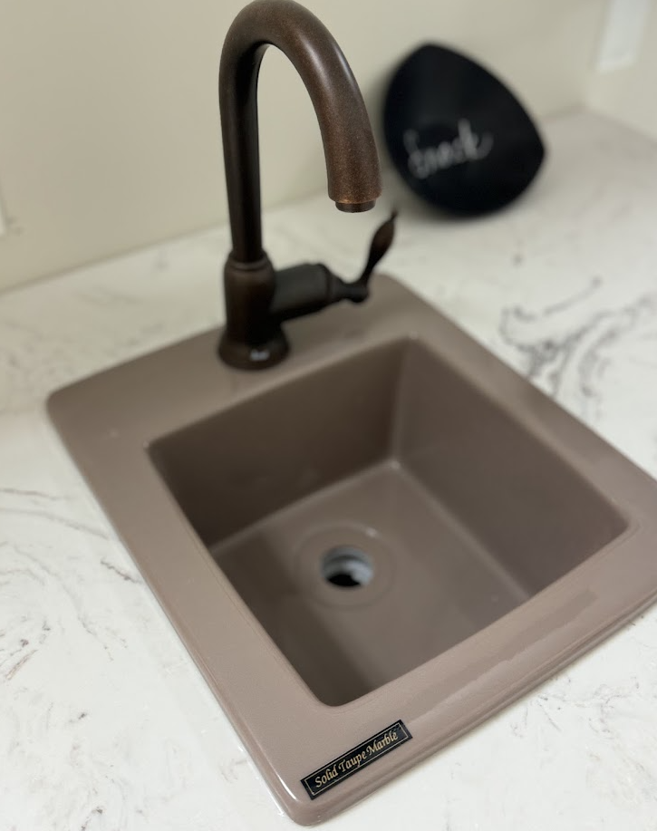 Recessed Oval vanity sink
