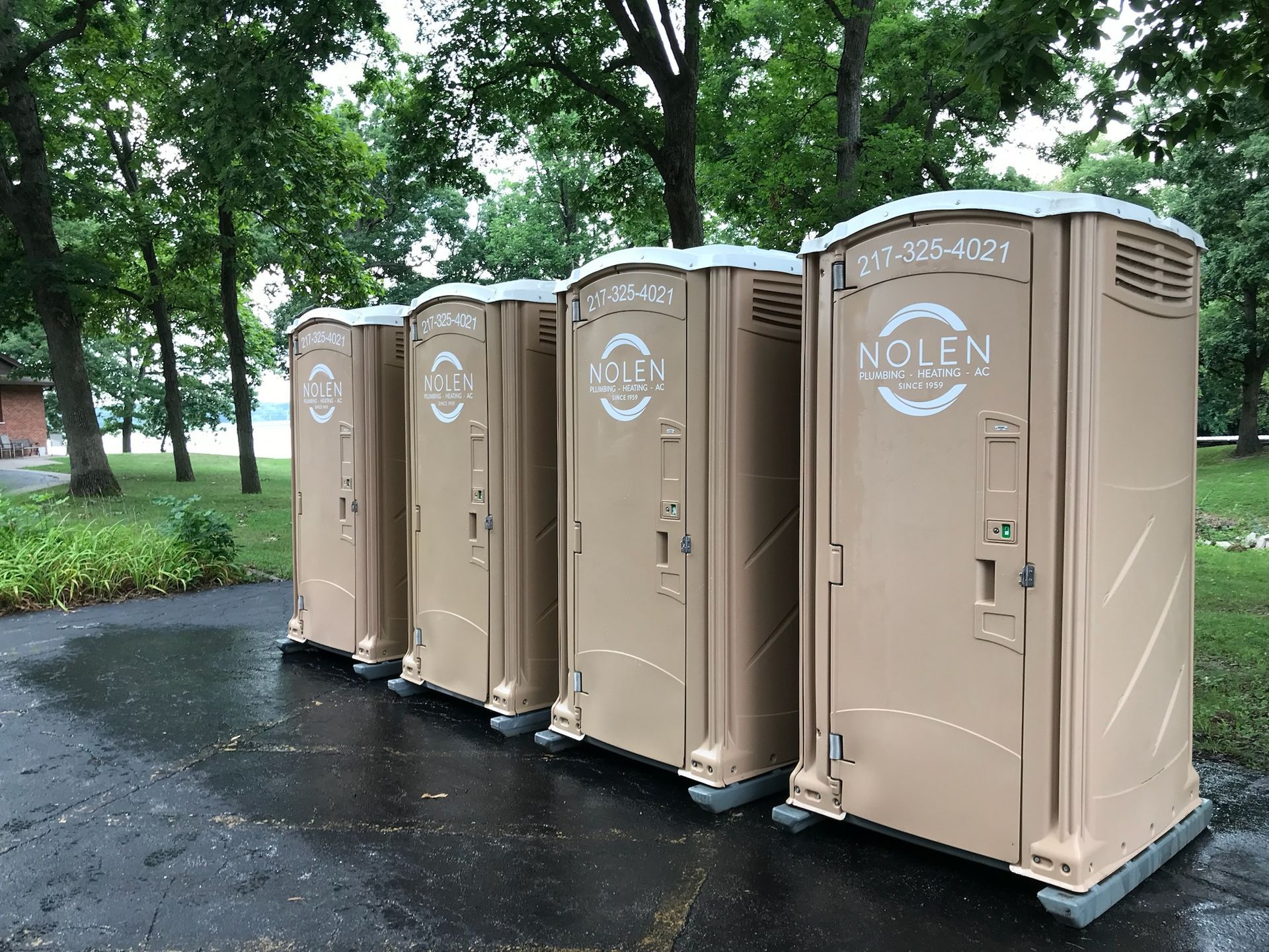 Portable toilets