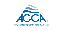 The logo for acca air conditioning contractors of america