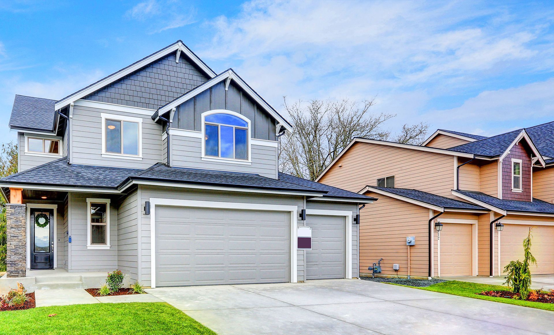 Residential garage doors