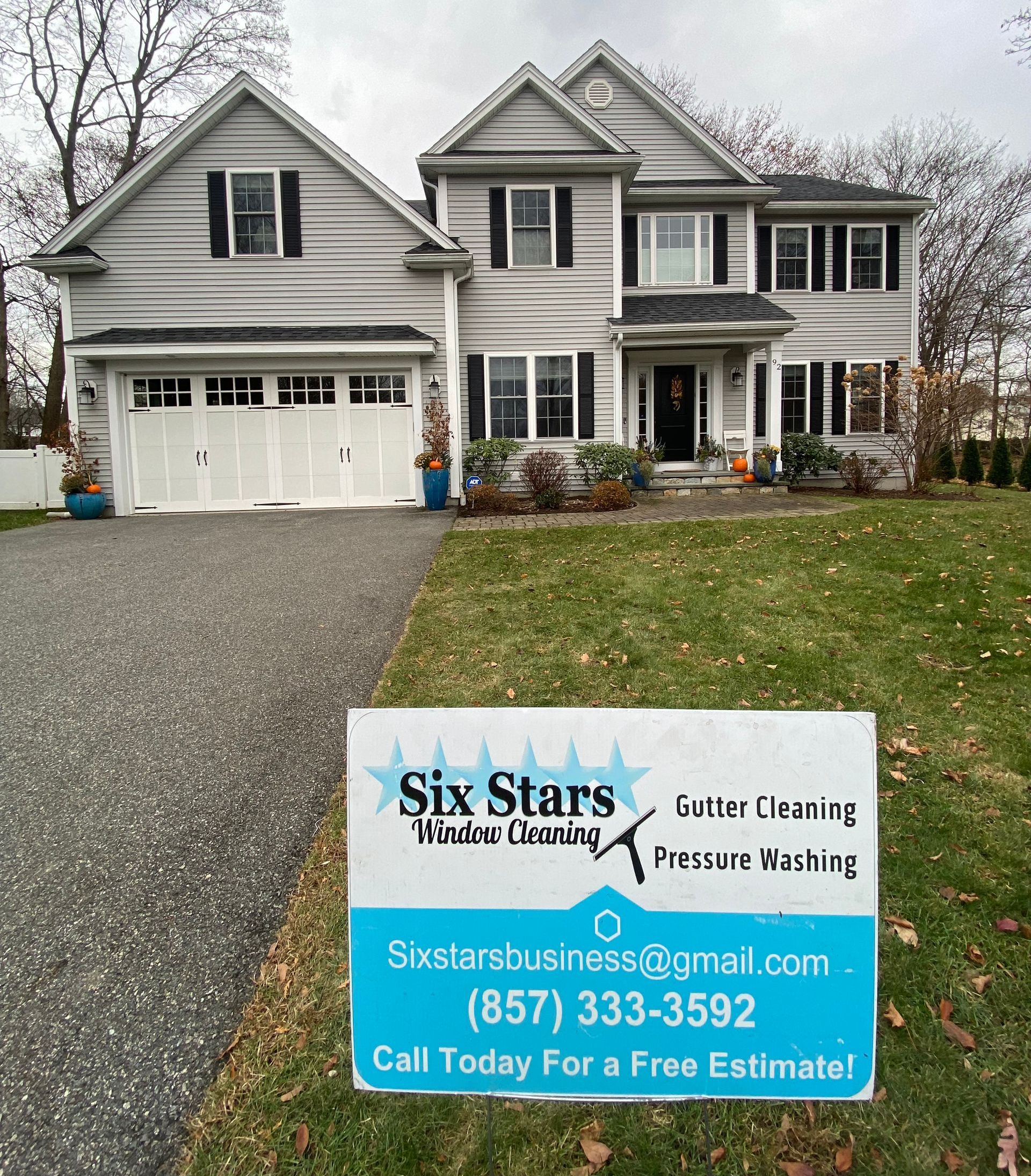 A large building with a rainbow flag on the side of it.