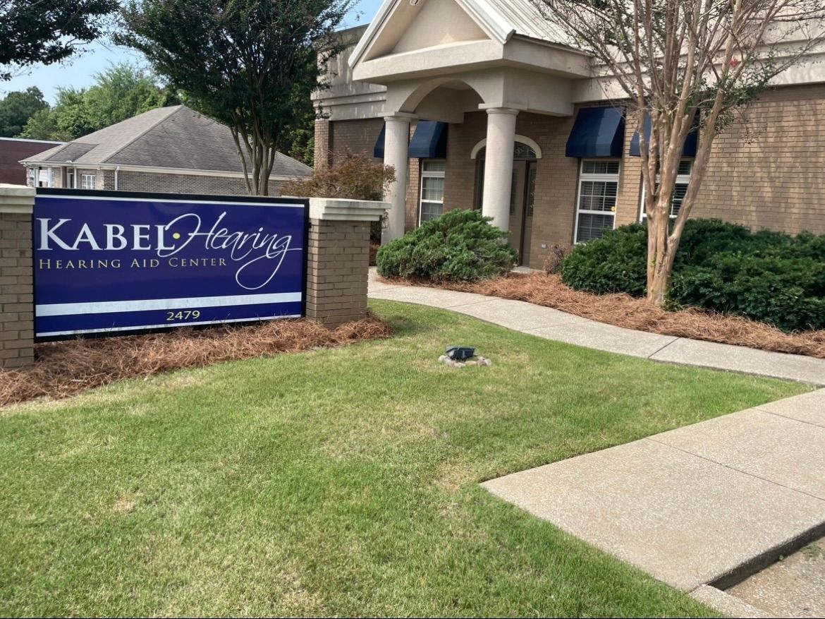 Lawn with an outdoor sign