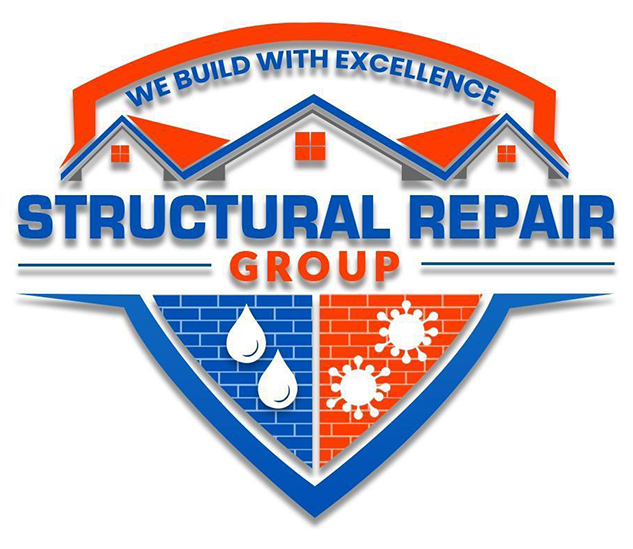 Structural repair group logo that says we build with excellence