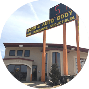 John's Auto-Body repair shop