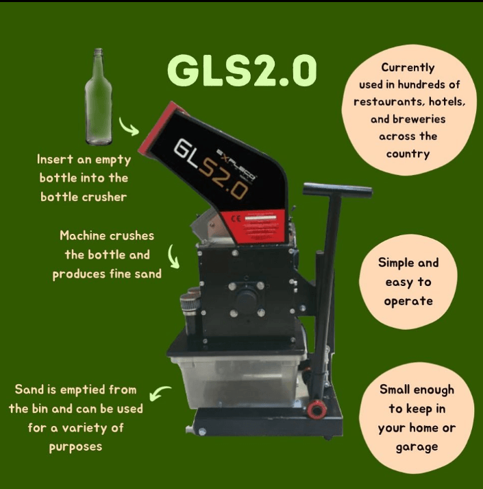 Glass Crushers Glass to Sand Bottle Crusher LLC