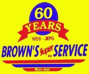60 years Brown's Super Service Inc