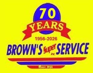 70 years Brown's Towing and Super Service
