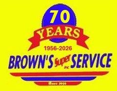 70 years Brown's Towing and Super Service