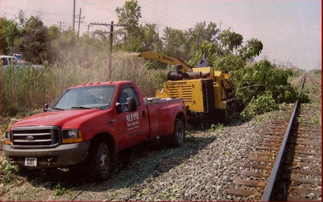 Railroad cleaning service
